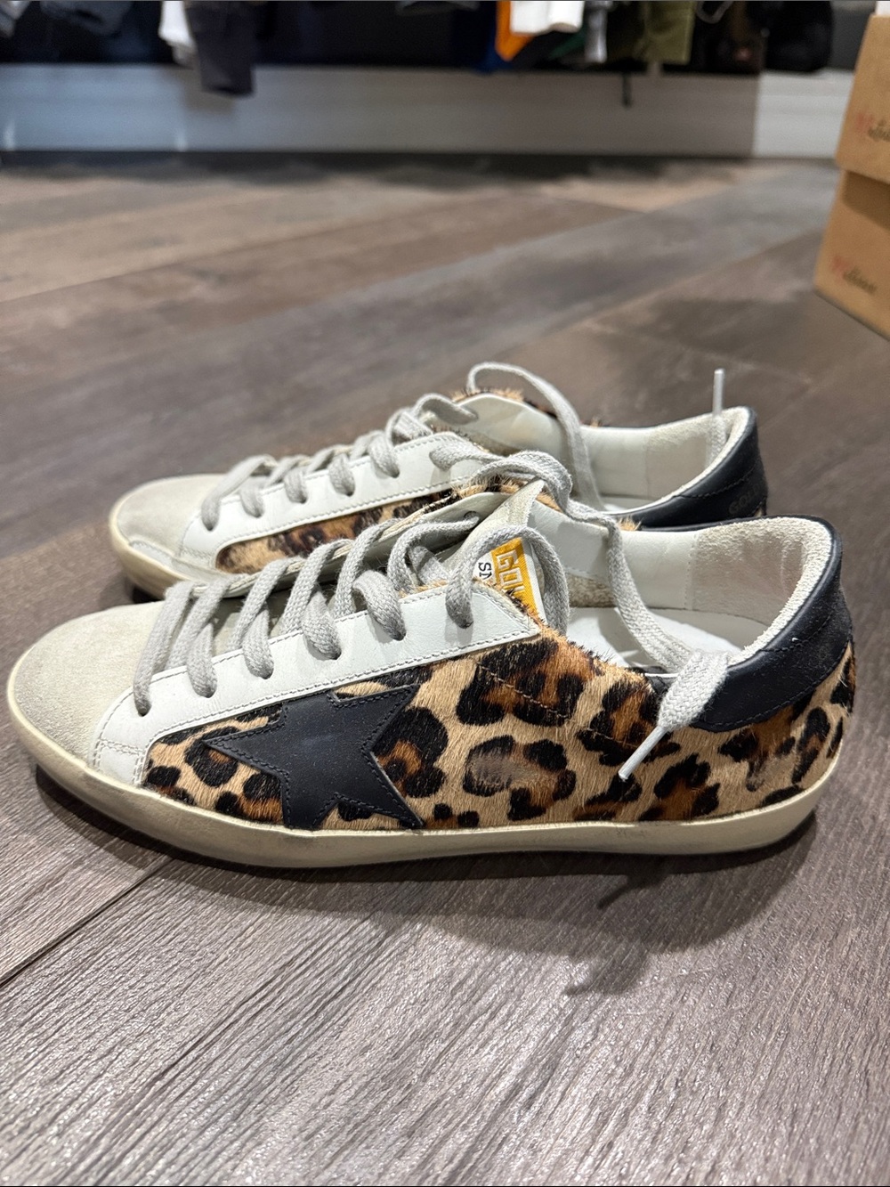 Women’s Leopard Golden Goose Super-Star